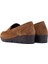 Kadın Taba Dolgu Topuklu Süet Deri Comfort Loafer 24Wfd236910 5