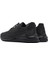 Erkek Siyah Bağcıklı Deri Casual Sneaker 24WFD642614 5