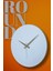 Round Model Bohem Dekoratif Metal Sıvama Akar SESSİZ Mekanizmalı Duvar Saati (40*40 Cm) 1