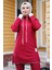 Nelin Tunik Pantolon Ikili Takım 1283 - Bordo 2
