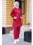 Nelin Tunik Pantolon Ikili Takım 1283 - Bordo 3