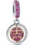 Sarı - Pembe Halka Sallantılı Charm 1