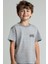 Jasper Gri Çizgili Erkek Çocuk Tshirt 1