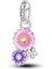 Yapışık Çiçek Sallantılı Charm 1