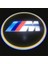 Bmw M Araçlar Için Pilli Yapıştırmalı Kapı Altı LED Logo 1