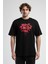 ECKO UNLTD Oculus Siyah Bisiklet Yaka Baskılı Oversize Erkek Tshirt 1