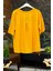 Eteği Bağcıklı Kumaş Detaylı Kısa Kol Tshirt 2