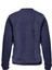 Bol Kesim O Yaka Kapitone Etnik Desenli Lacivert Sweatshirt 4