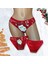 Kadın Kırmızı Yılbaşı Temalı Bikini Slip Külot H2923 1