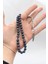 925 Ayar Gümüş Tesbih 33'lük Doğal Safir Taşlı 8 mm Küre Kesim 901357 5