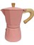 Grossberg Coffee 3 Cups 150 ml Moka Pot. Alüminyum Pembe 1