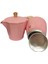 Grossberg Coffee 3 Cups 150 ml Moka Pot. Alüminyum Pembe 2