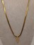 Çelik Kolye+ Zirkon Charm Gold 2