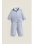 Çizgili Pamuklu Çantalı Pijama Alt-Üst Takım Unisex Çocuk 1