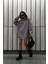 Gri Yumuşacık Kumaşlı Oversize Fit Ici Polarlı Basic Kapüşonlu Sweatshirt Hoodie 3