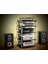 Ayarlanabilir Raflı Plak ve Pikap Standı - Hifi Stereo Kabin - Şık ve Işlevsel Ses Sistemi Rafı-1 1