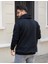 Siyah Renkli Kapüşonlu Kanguru Cepli Sweatshirt 2
