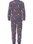 Erkek Çocuk The Truck Mavi Pijama Takımı 4
