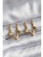 316L Çelik Gold Renk Yıldız Model Kadın Küpe - TJ-BKP8306 1