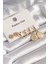 316L Çelik Gold Renk Sedefli Lotus Model Kadın Küpe Seti - TJ-BKP8650 1
