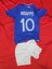 Mbappe 10 Fransa Mavi Beyaz Forma Çocuk Alt Üst Şort Tişört Takım 1. Kalite 1