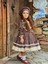 Kahverengi Vintage Kız Bebek Elbisesi, Doğum Günü Elbisesi, Fotoğraf Çekim Elbisesi,0-12 Yaşa Uygun 4