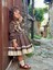 Kahverengi Vintage Kız Bebek Elbisesi, Doğum Günü Elbisesi, Fotoğraf Çekim Elbisesi,0-12 Yaşa Uygun 5