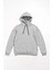 Erkek Uzun Kol Kapşonlu Basic Sweatshirt Hoodie - Gri 1