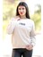 Kadın Taş Bisiklet Yaka 0039 Ön Arka Baskılı Sweatshirt - 2584 3