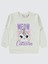 Kız Çocuk Sweatshirt 2-5 Yaş Ekru 1