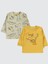 Erkek Bebek 2'li Sweatshirt 6-18 Ay Hardal 1