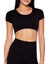 Aktif Dikişsiz Crop T-Shirt 1