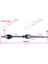 Komple Aks Sağ Megane Ii 1.4/1.6 16V-1.5 Dci 02-08 915MM 13 1
