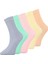 Renkli 5'li Bambu Kadın Soket Çorap Yumuşak ve Nefes Alabilen 1