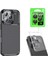 Vendas Apple iPhone 16 Pro Uyumlu Kılıf Zore Negro Silikon Kapak + Kamera Lens Koruyucu 1