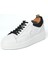 Dantes Model Deri El Yapımı Erkek Beyaz Sneaker 1
