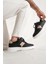 Strauss Model Deri El Yapımı Erkek Siyah Sneaker 5