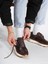 Locke Model Deri El Yapımı Erkek Kahve Sneaker 3