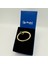 Oval Siyah Işlemeli Gold Broş 3