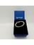 Oval Siyah Işlemeli Gold Broş 5