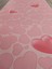 Pembe Kalp Desenli Hava Alabilen Silinebilir Kız Çocuk Odası Duvar Kağıdı 5 M² 3