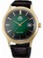 TAC08002F0 Kurmalı Otomatik Deri Kahverengi Yeşil Kadran Kristal Mineral 42 mm Erkek Kol Saati 1