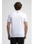Marc Beyaz - Siyah Bisiklet Yaka Baskılı Standard Fit Erkek Tshirt 2