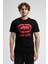 ECKO UNLTD Marc Siyah Kırmızı Bisiklet Yaka Baskılı Standard Fit Erkek Tshirt 1
