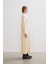 Krem Soft Triko Elbise 5