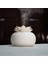 Lotus Seramik Nano Sprey Nemlendirici Aroma Nemlendirici Hava Temizleme Cihazı Beyaz Çiçek + Beyaz Gövde Seramik (Yurt Dışından) 2