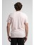 Marc Pembe Bisiklet Yaka Baskılı Standard Fit Erkek Tshirt 5
