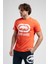 ECKO UNLTD Marc Turuncu Bisiklet Yaka Baskılı Standard Fit Erkek Tshirt 5