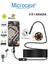 3'ü 1 Arada Endeskop Kamera Mikrofon USB 2.0 Micro USB ve Type-C 6 LED Su Geçirmez 2 Metre Borescope Yılan Kamera AL3898 5