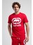 ECKO UNLTD Marc Kırmızı Bisiklet Yaka Baskılı Standard Fit Erkek Tshirt 4